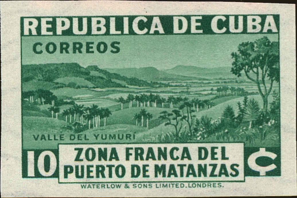 Front view of Cuba (Republic) 329 collectors stamp