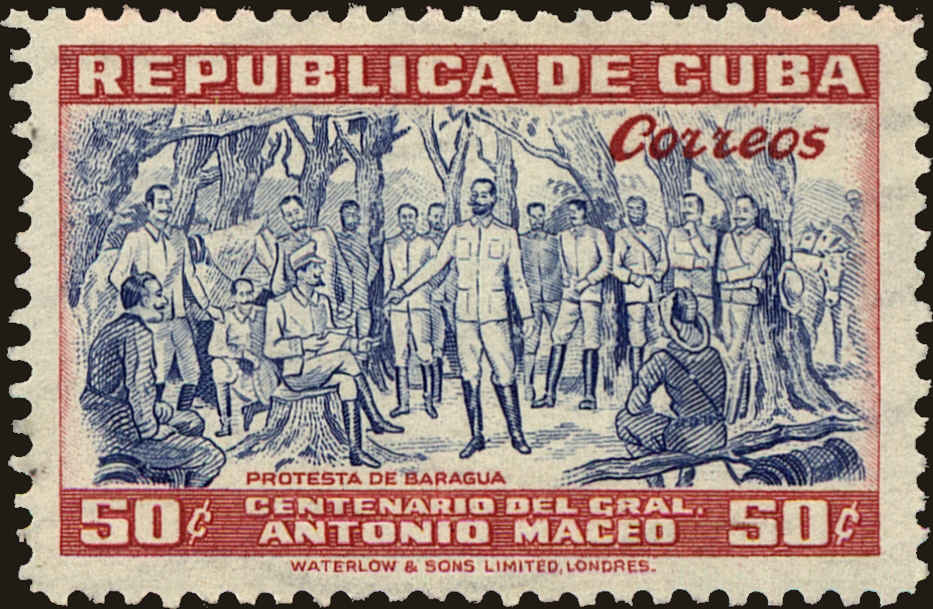 Front view of Cuba (Republic) 429 collectors stamp