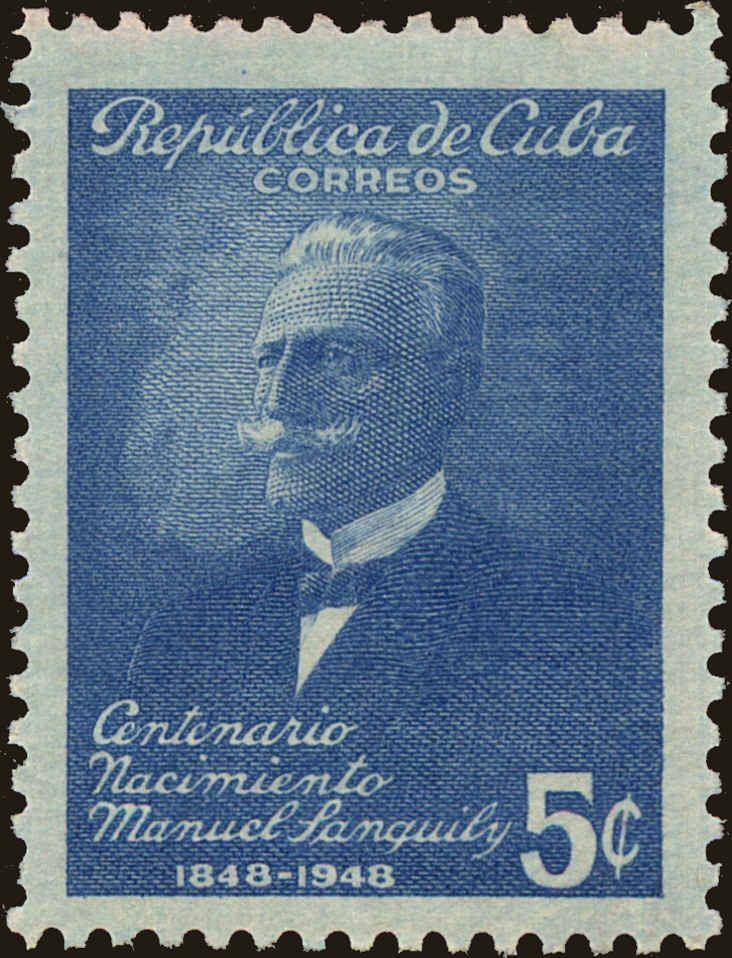 Front view of Cuba (Republic) 436 collectors stamp