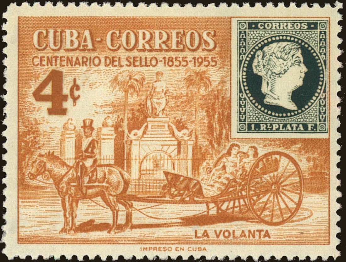Front view of Cuba (Republic) 540 collectors stamp