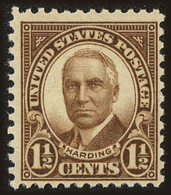 Front view of United States 684 collectors stamp