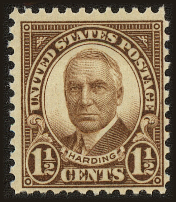 Front view of United States 684 collectors stamp