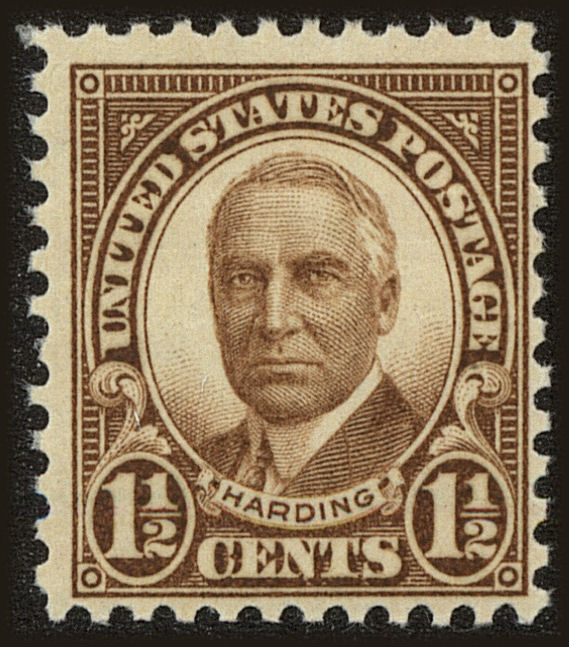 Front view of United States 684 collectors stamp