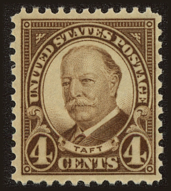 Front view of United States 685 collectors stamp