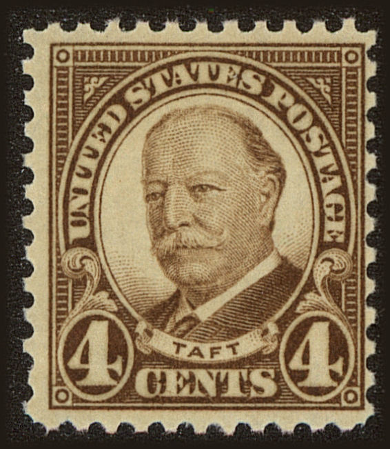 Front view of United States 685 collectors stamp