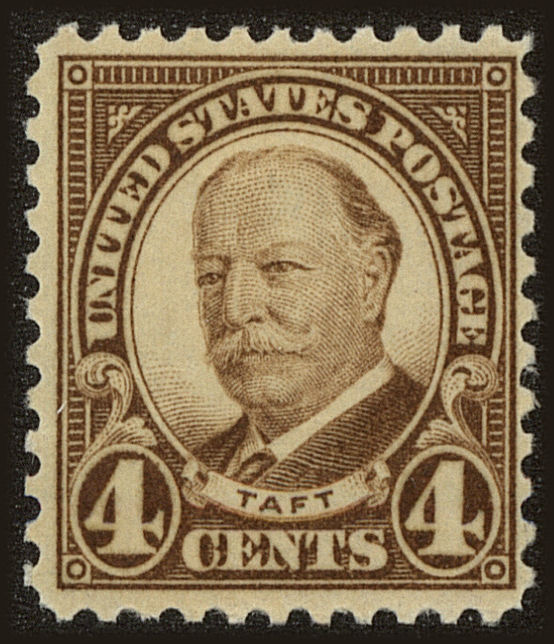 Front view of United States 685 collectors stamp