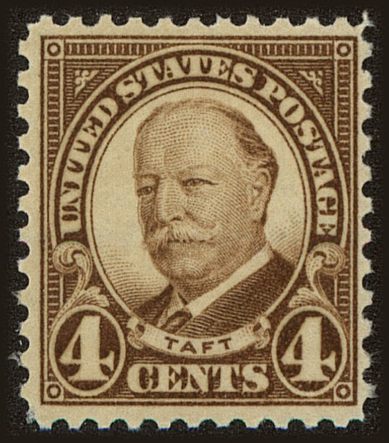 Front view of United States 685 collectors stamp