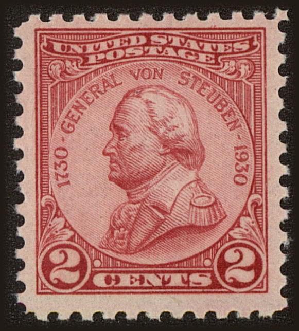 Front view of United States 689 collectors stamp