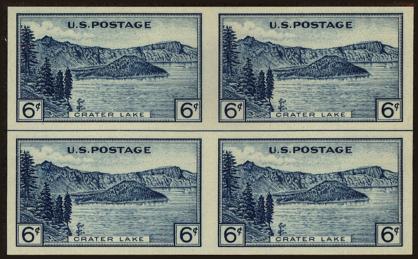 Front view of United States 761 collectors stamp