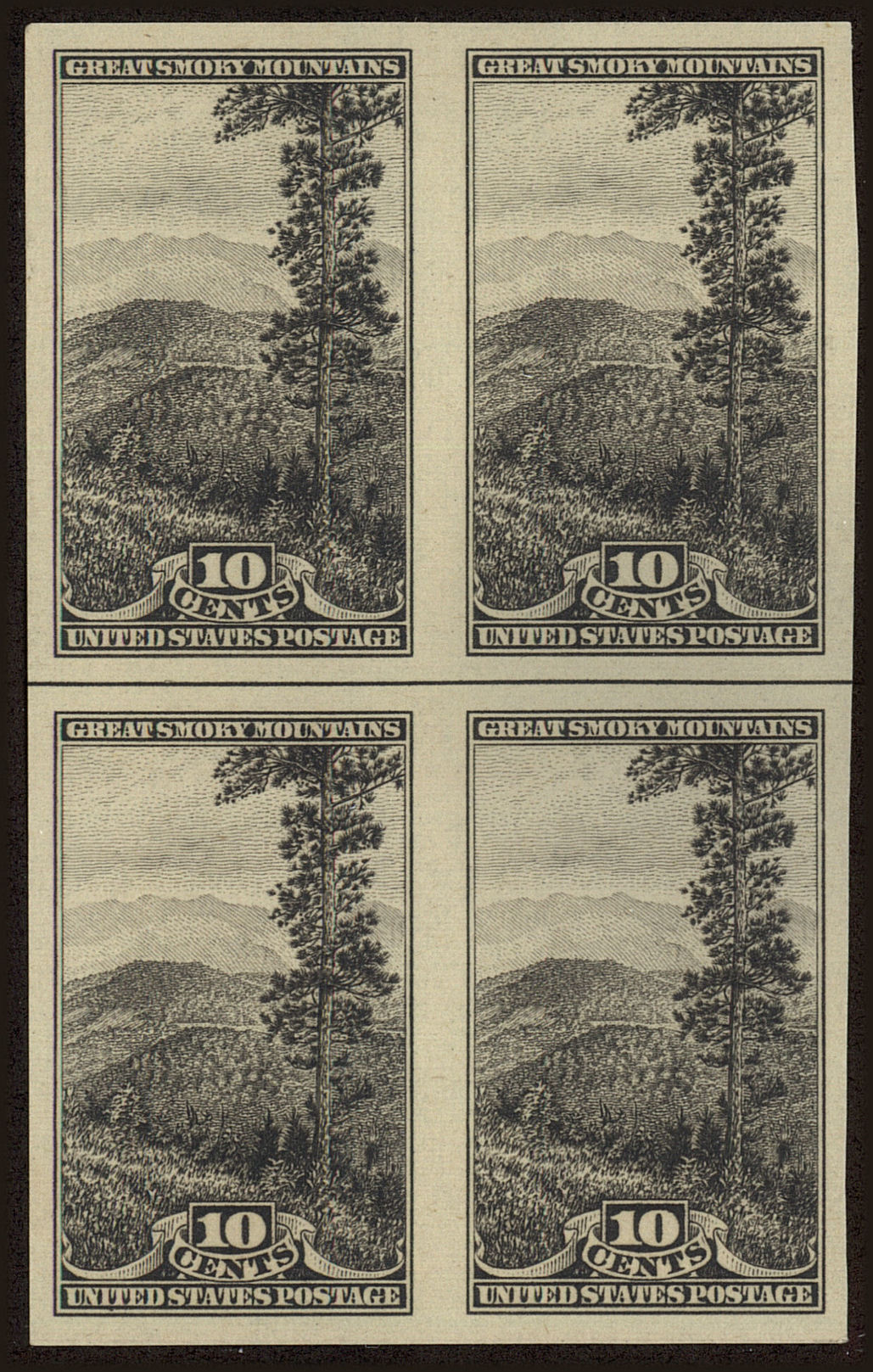 Front view of United States 765 collectors stamp