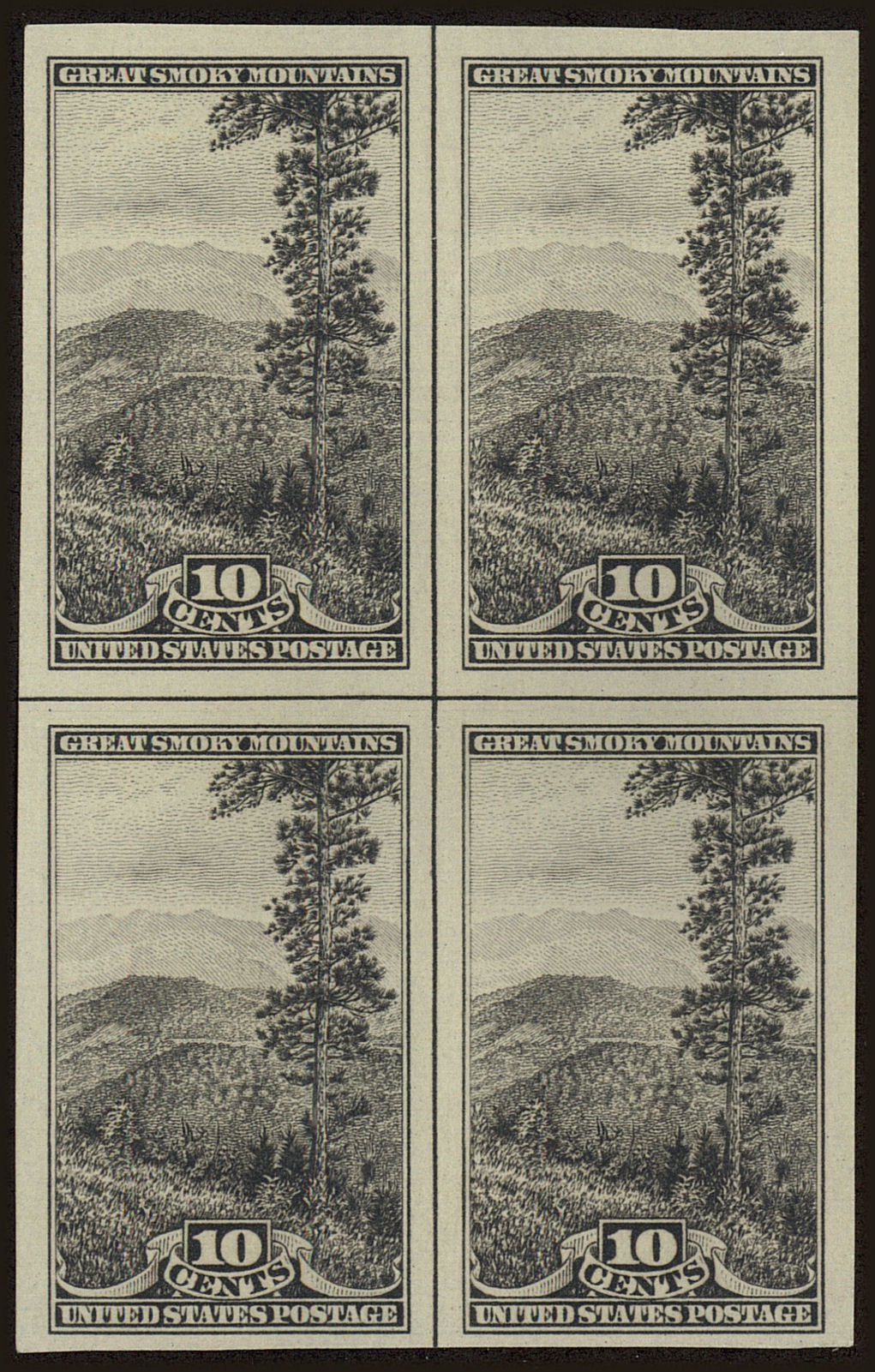 Front view of United States 765 collectors stamp
