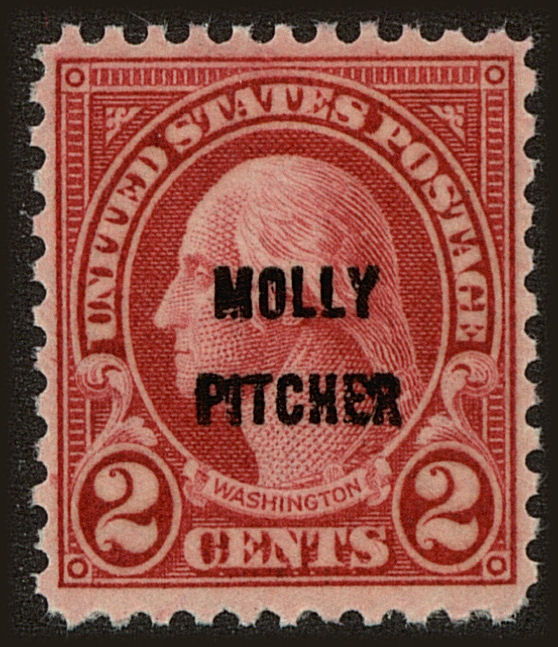 Front view of United States 646 collectors stamp