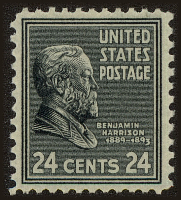 Front view of United States 828 collectors stamp