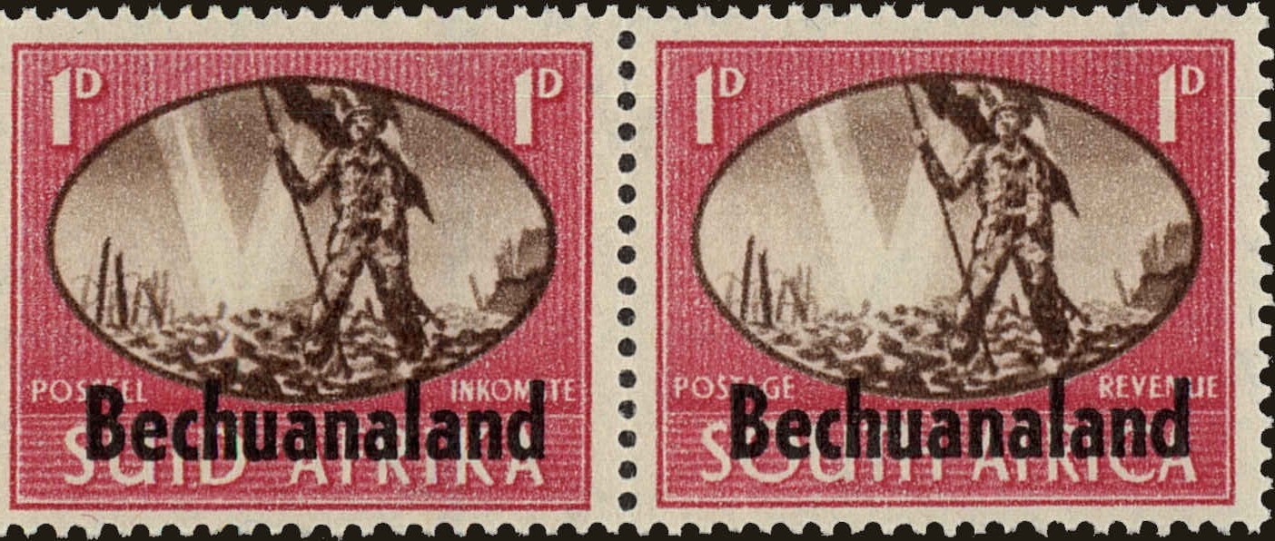 Front view of Bechuanaland Protectorate 137 collectors stamp