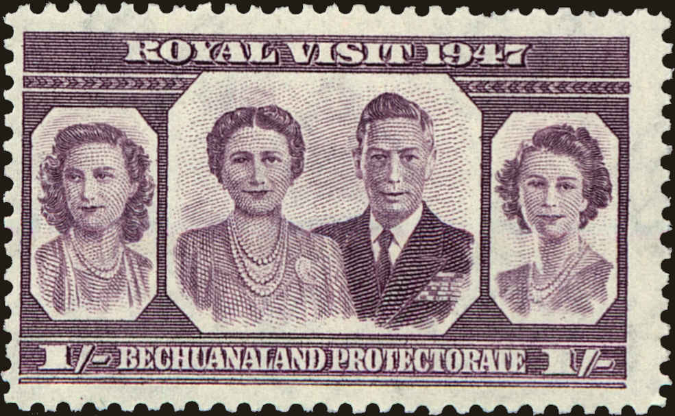 Front view of Bechuanaland Protectorate 146 collectors stamp