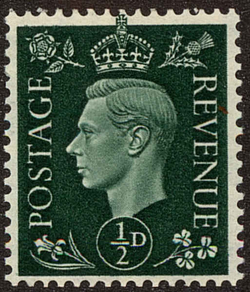 Front view of Great Britain 235a collectors stamp