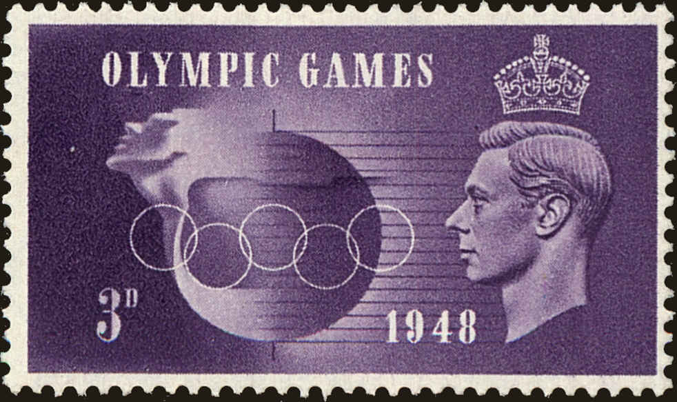 Front view of Great Britain 272 collectors stamp