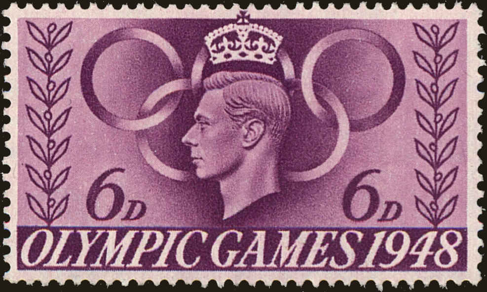 Front view of Great Britain 273 collectors stamp