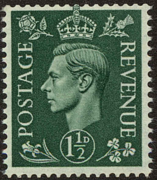 Front view of Great Britain 282a collectors stamp