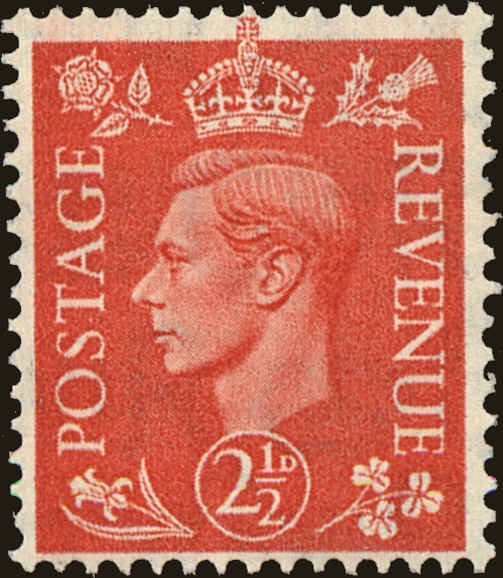 Front view of Great Britain 284 collectors stamp