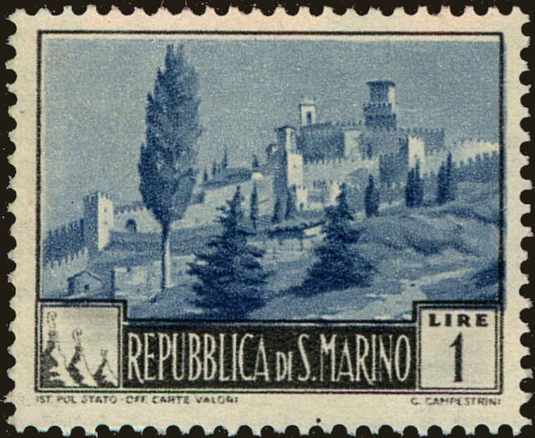 Front view of San Marino 278 collectors stamp