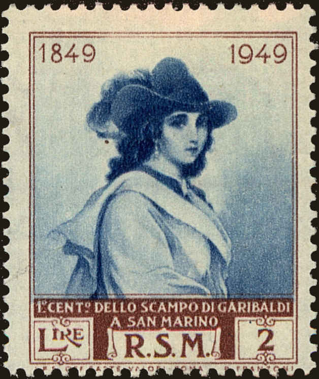 Front view of San Marino 297 collectors stamp