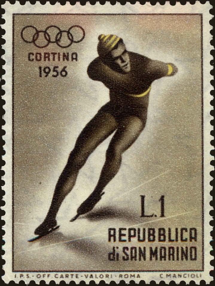 Front view of San Marino 364 collectors stamp