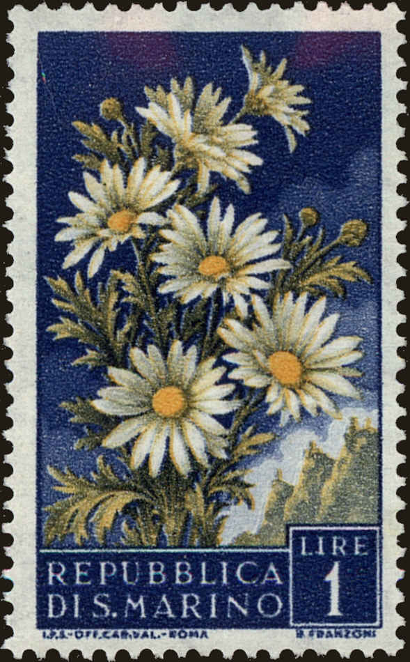 Front view of San Marino 394 collectors stamp