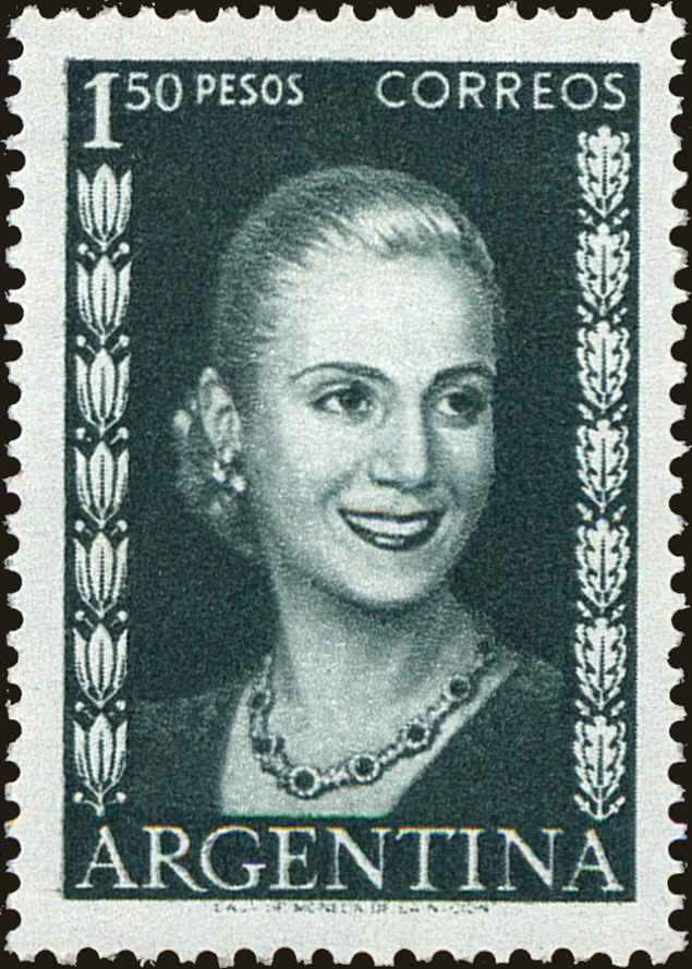 Front view of Argentina 608 collectors stamp