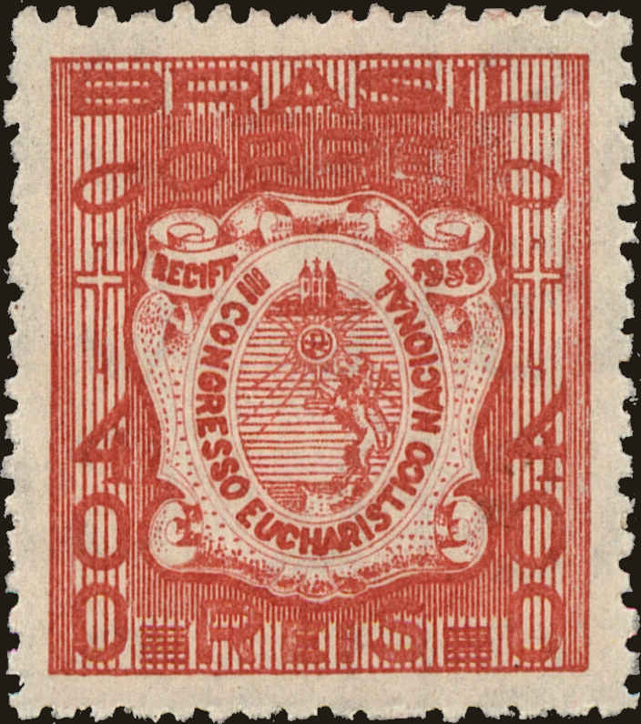 Front view of Brazil 478 collectors stamp