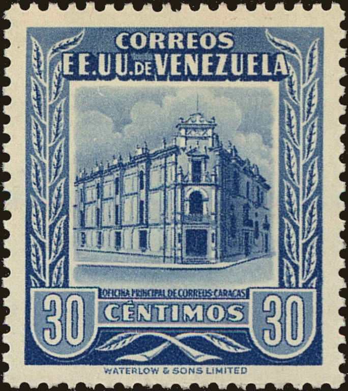 Front view of Venezuela 656 collectors stamp