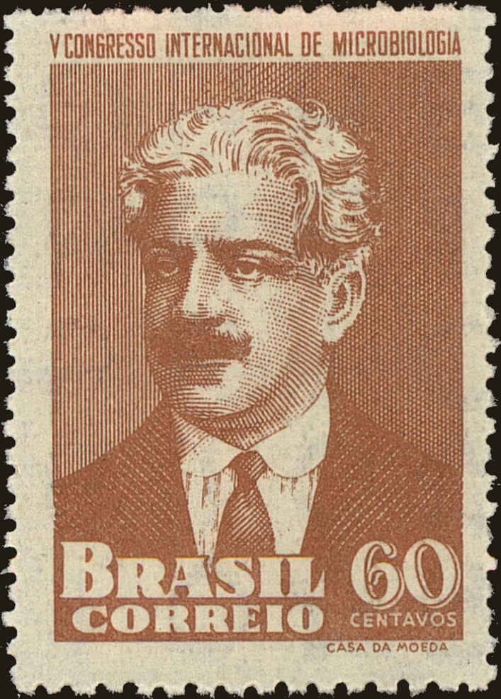 Front view of Brazil 698 collectors stamp