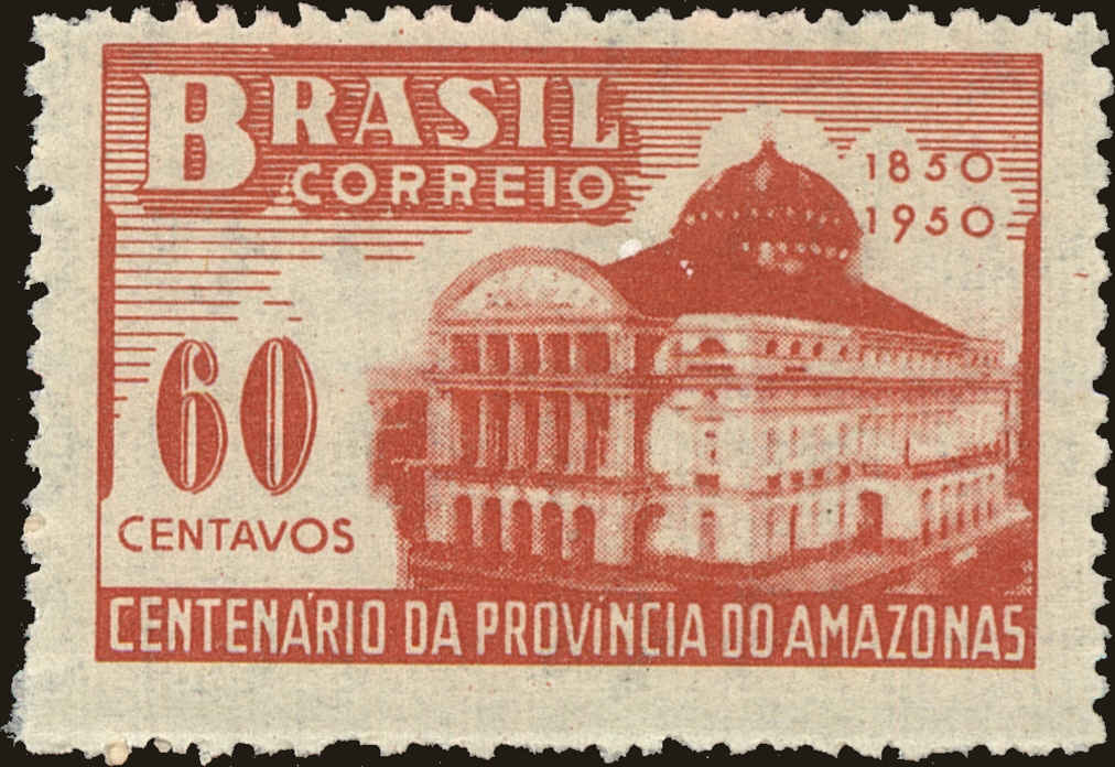 Front view of Brazil 700 collectors stamp