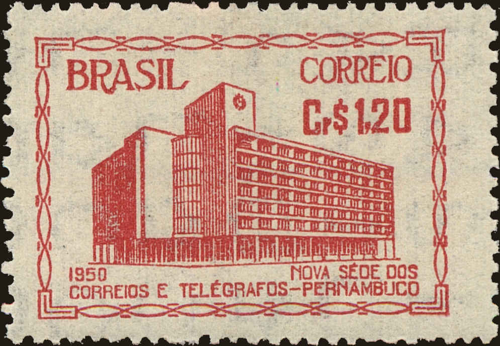 Front view of Brazil 703 collectors stamp