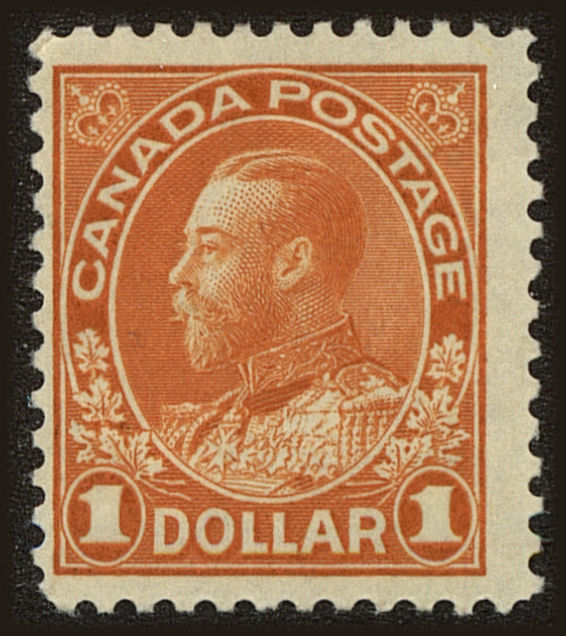 Front view of Canada 122 collectors stamp