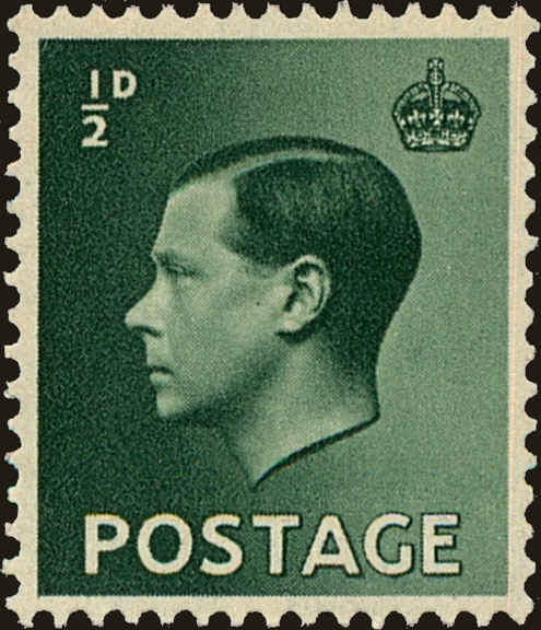 Front view of Great Britain 230 collectors stamp