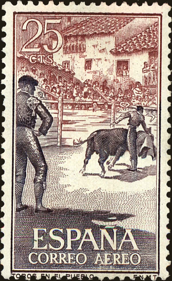 Front view of Spain C159 collectors stamp