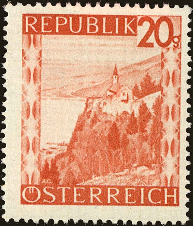 Front view of Austria 504 collectors stamp