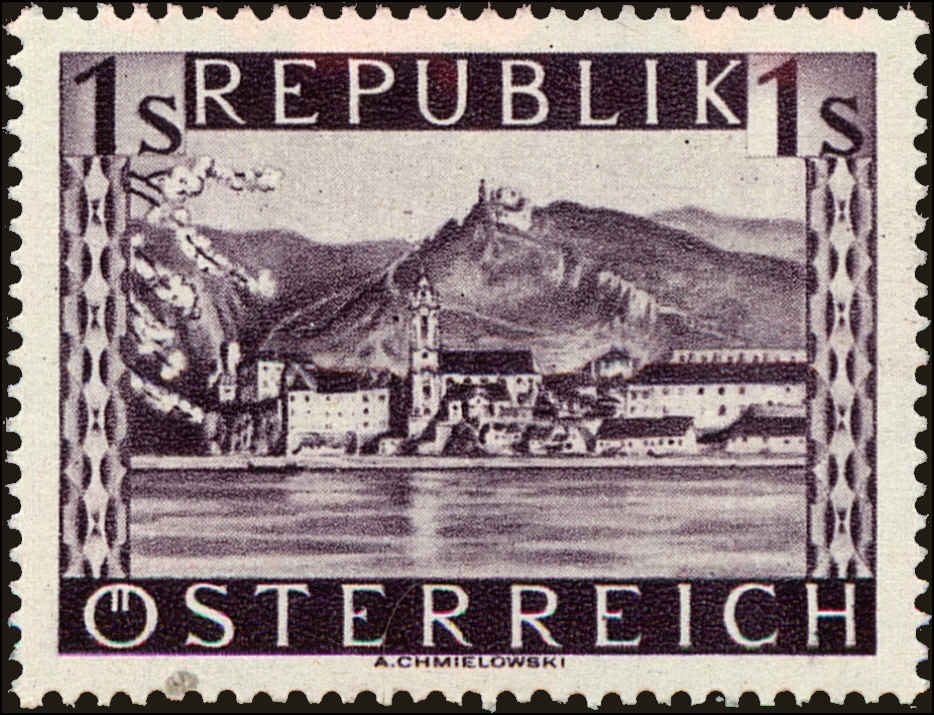 Front view of Austria 512 collectors stamp