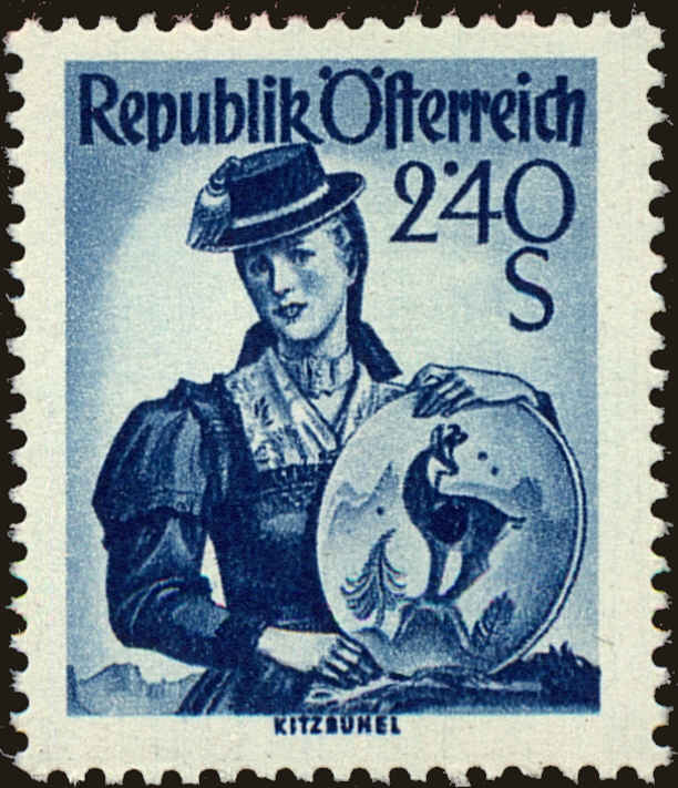 Front view of Austria 548 collectors stamp