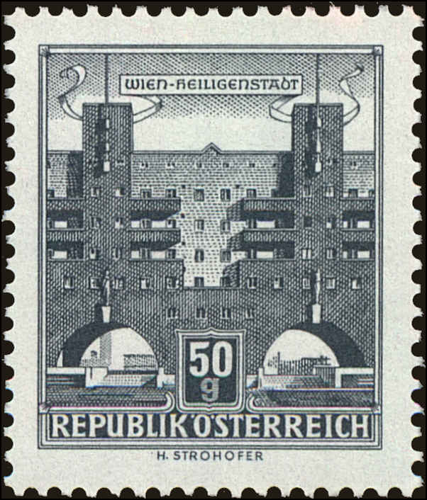 Front view of Austria 619 collectors stamp