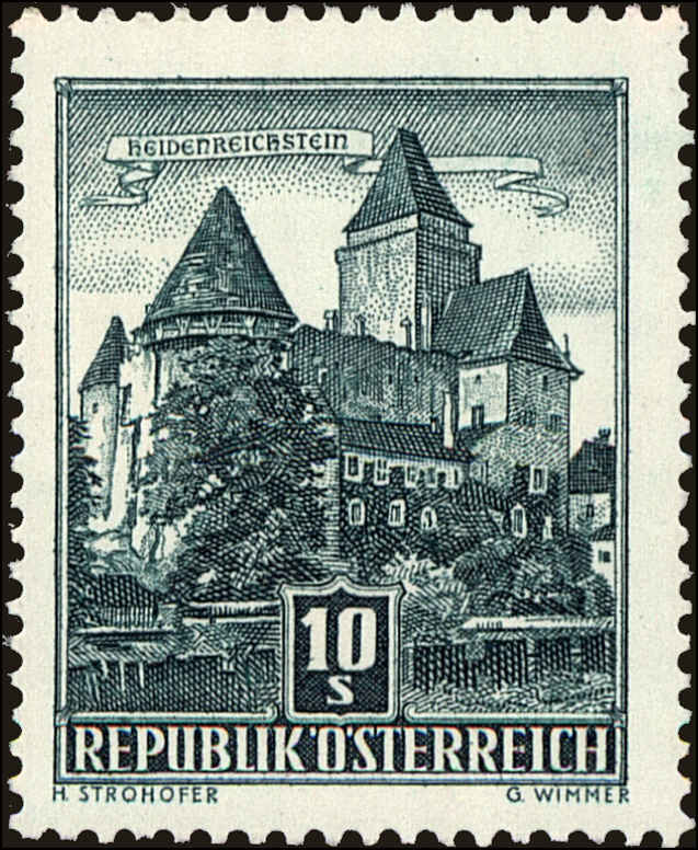 Front view of Austria 630 collectors stamp