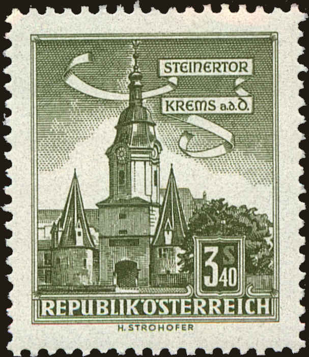 Front view of Austria 626 collectors stamp