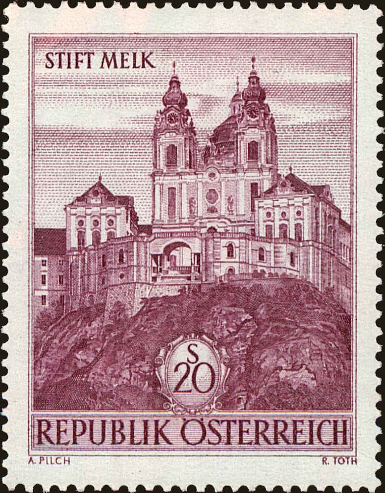 Front view of Austria 702 collectors stamp