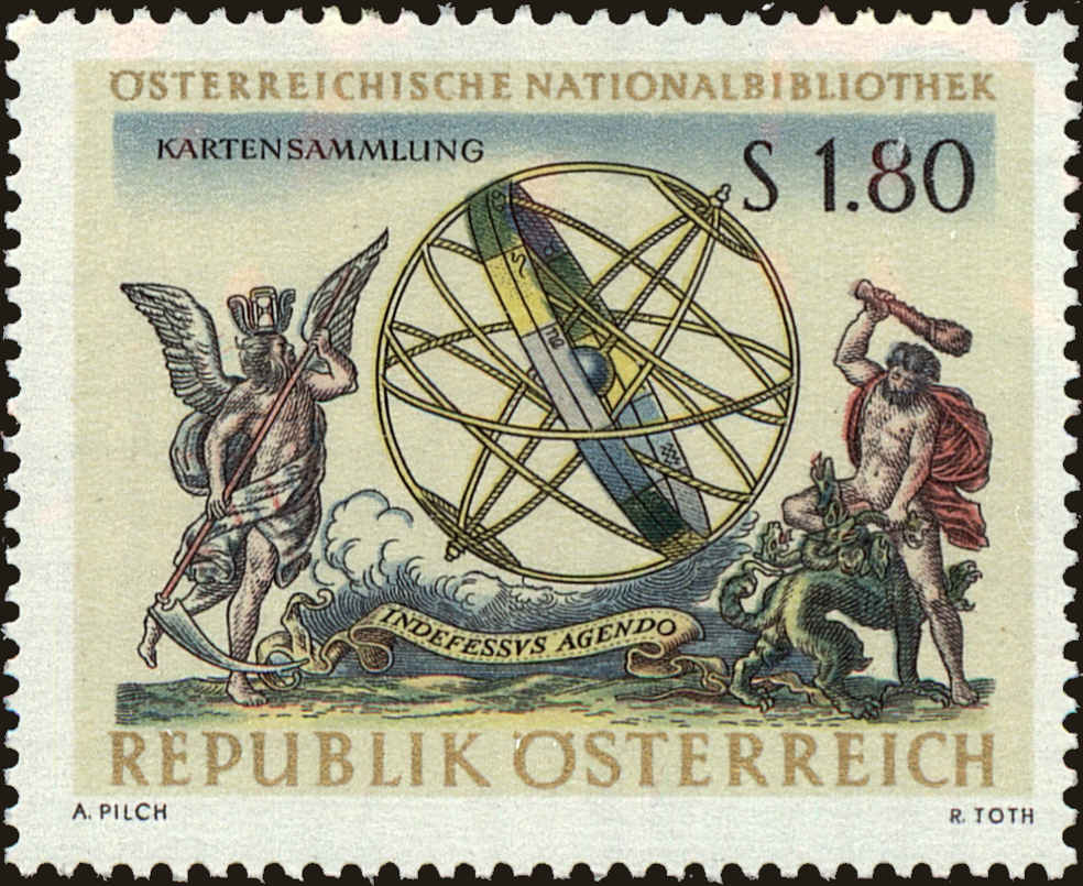 Front view of Austria 774 collectors stamp