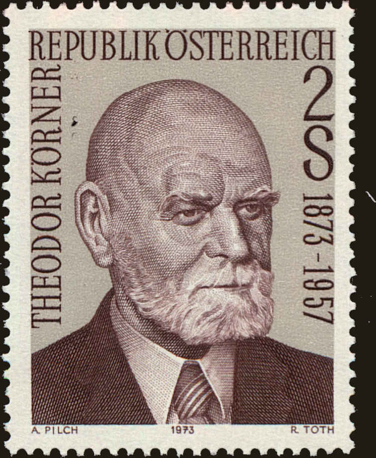 Front view of Austria 940 collectors stamp