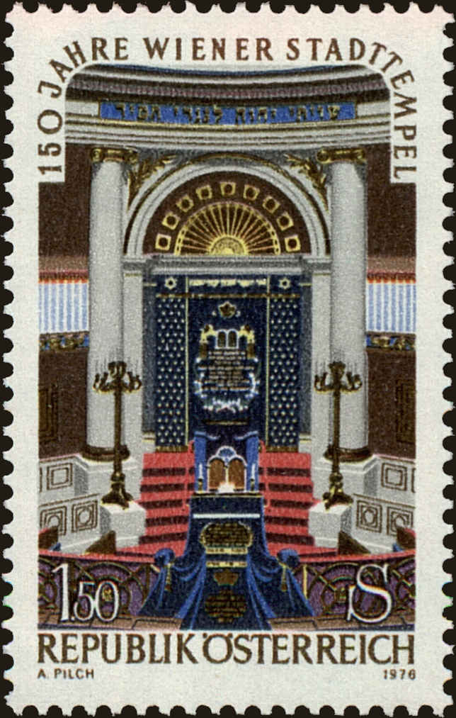 Front view of Austria 1050 collectors stamp