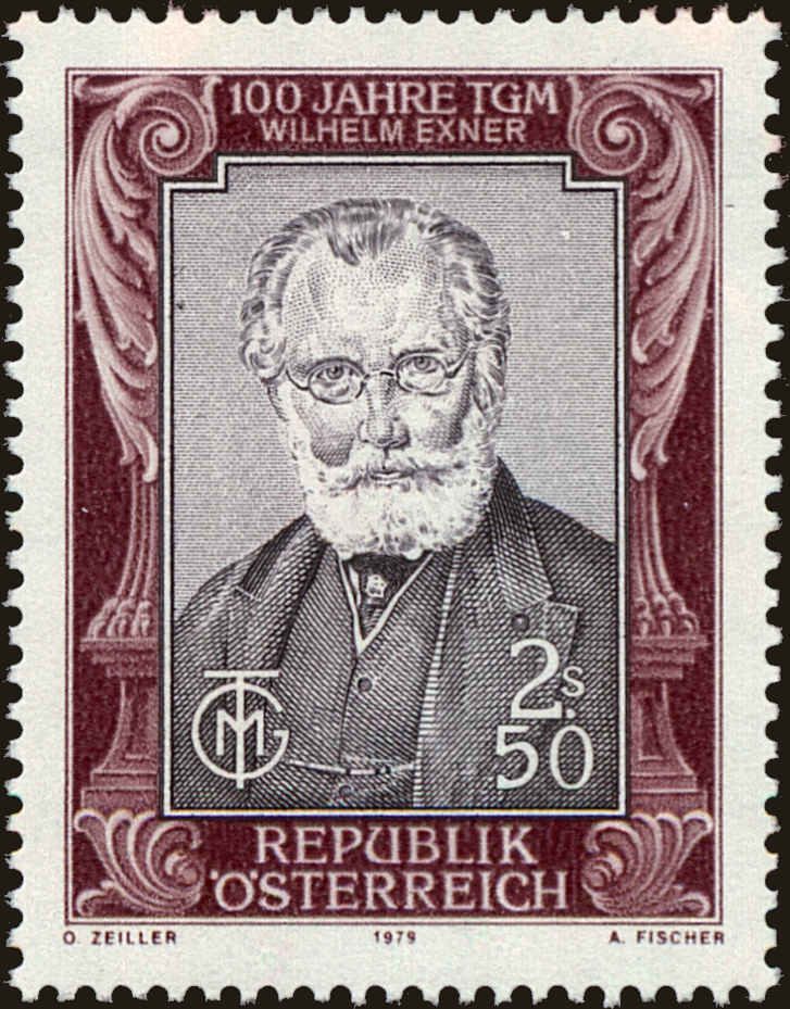 Front view of Austria 1137 collectors stamp
