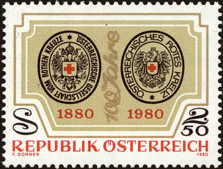 Front view of Austria 1148 collectors stamp