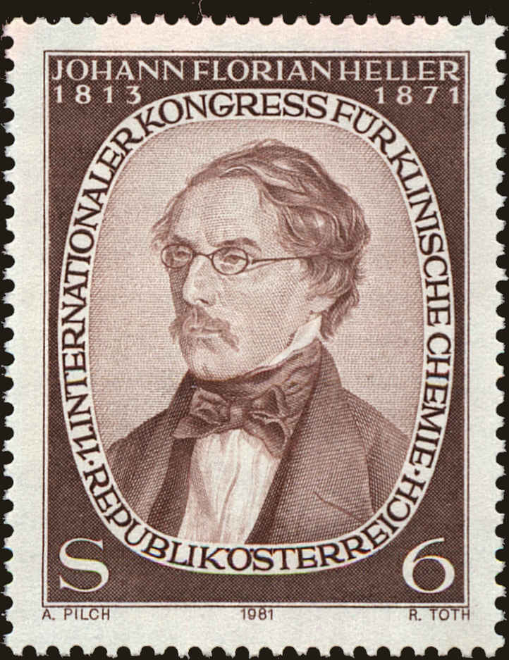 Front view of Austria 1183 collectors stamp